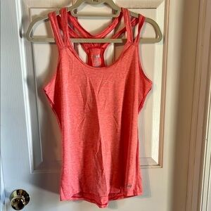 Women's Orange Athletic Tank Top